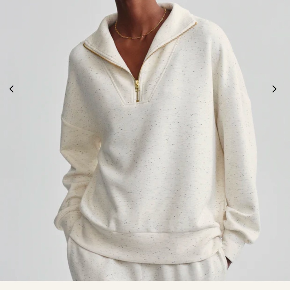 Varley Hawley half zip sweatshirt